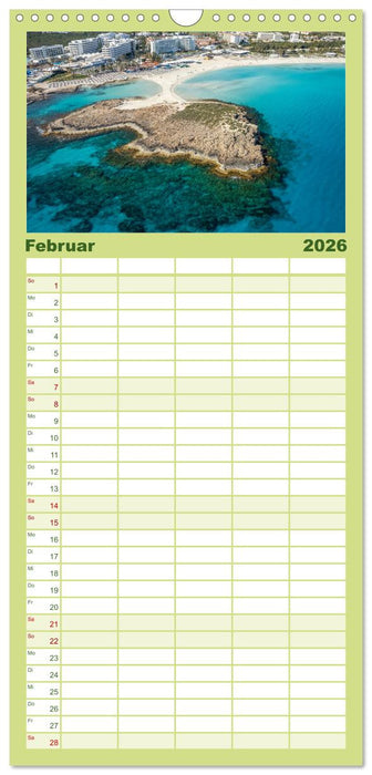 Agia Napa - Zypern (CALVENDO Familienplaner 2026)