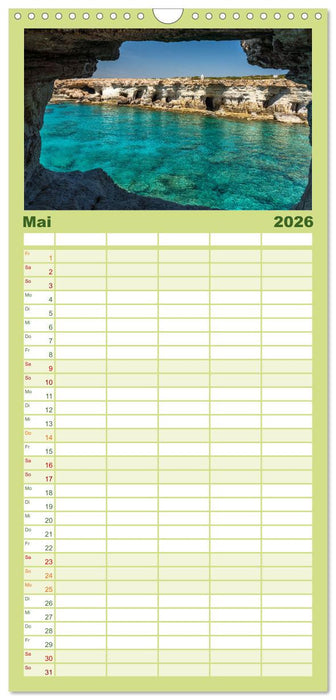 Agia Napa - Zypern (CALVENDO Familienplaner 2026)