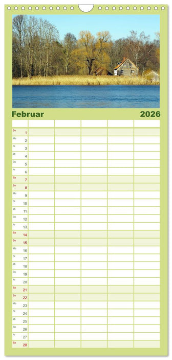 Braunschweig: Grüne Oker-Stadt mit viel Geschichte (CALVENDO Familienplaner 2026)