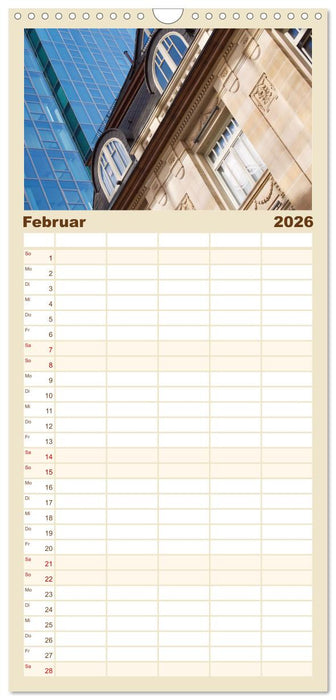 Frankfurt am Main - Fassaden (CALVENDO Familienplaner 2026)