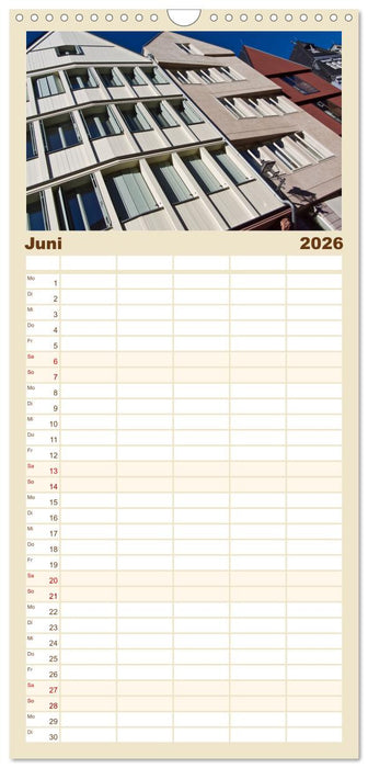 Frankfurt am Main - Fassaden (CALVENDO Familienplaner 2026)