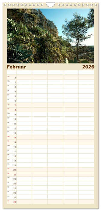 il Salento Kulturlandschaft zwischen zwei Meeren (CALVENDO Familienplaner 2026)