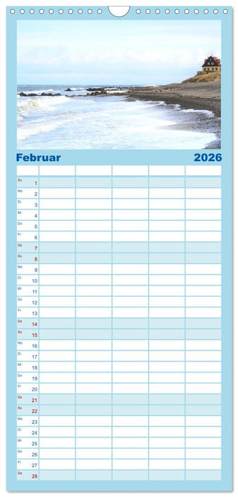 Jütlands Norden - Willkommen im Land des Lichts (CALVENDO Familienplaner 2026)