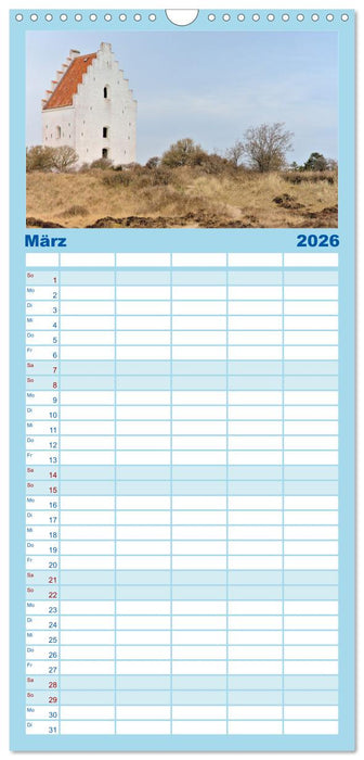 Jütlands Norden - Willkommen im Land des Lichts (CALVENDO Familienplaner 2026)