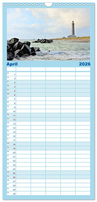 Jütlands Norden - Willkommen im Land des Lichts (CALVENDO Familienplaner 2026)