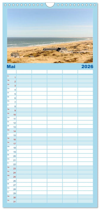 Jütlands Norden - Willkommen im Land des Lichts (CALVENDO Familienplaner 2026)