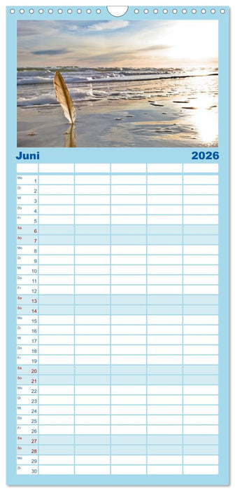 Jütlands Norden - Willkommen im Land des Lichts (CALVENDO Familienplaner 2026)