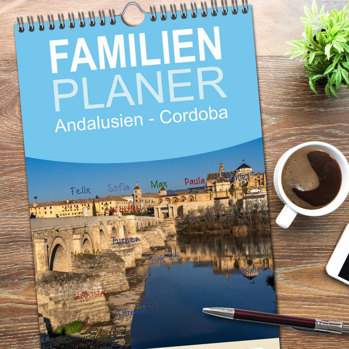 Andalusien - Cordoba (CALVENDO Familienplaner 2026)