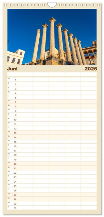 Andalusien - Cordoba (CALVENDO Familienplaner 2026)