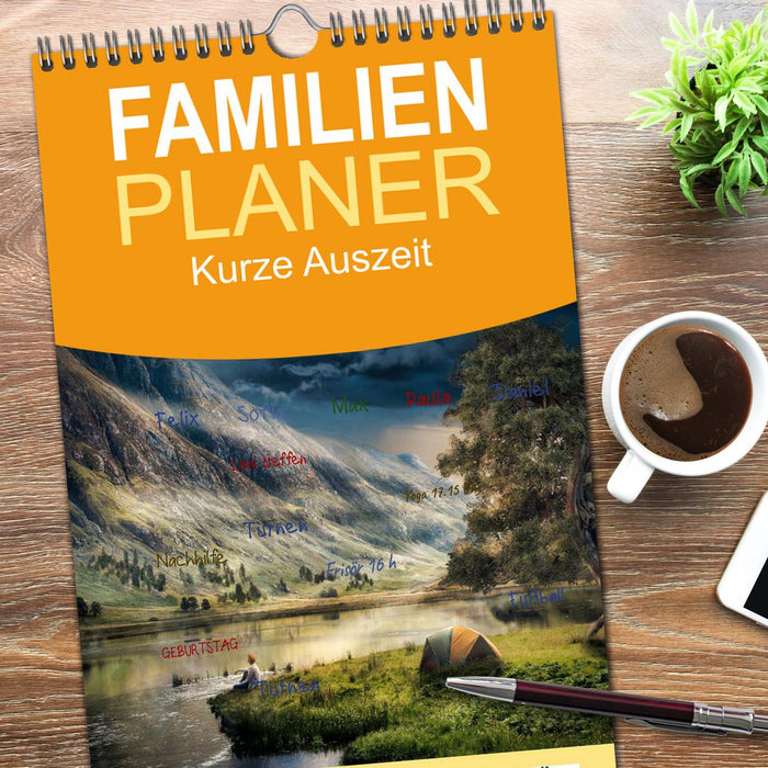 Kurze Auszeit (CALVENDO Familienplaner 2026)
