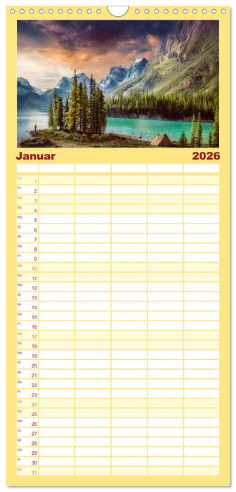 Kurze Auszeit (CALVENDO Familienplaner 2026)