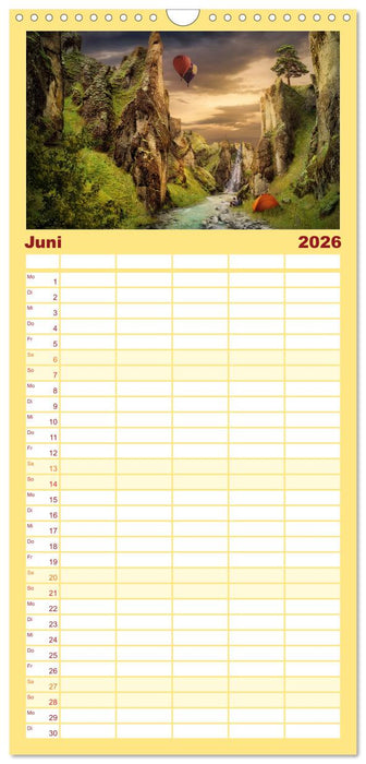 Kurze Auszeit (CALVENDO Familienplaner 2026)