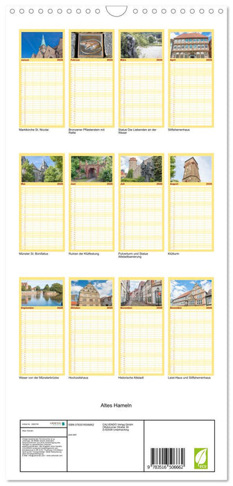 Altes Hameln (CALVENDO Familienplaner 2026)