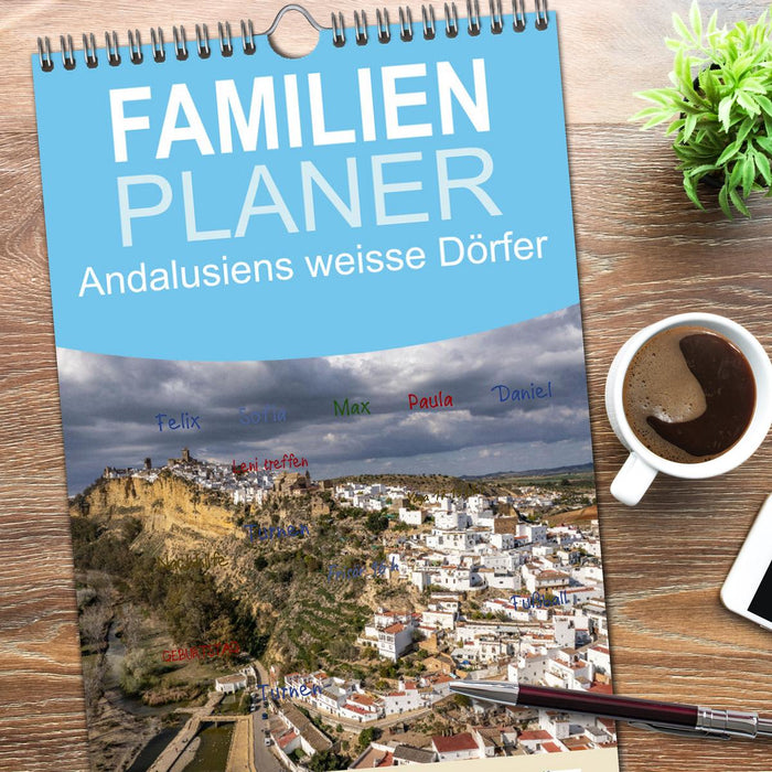 Andalusiens weisse Dörfer (CALVENDO Familienplaner 2026)