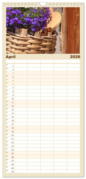 Grüße von der Alm (CALVENDO Familienplaner 2026)