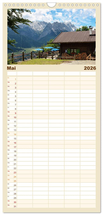 Grüße von der Alm (CALVENDO Familienplaner 2026)