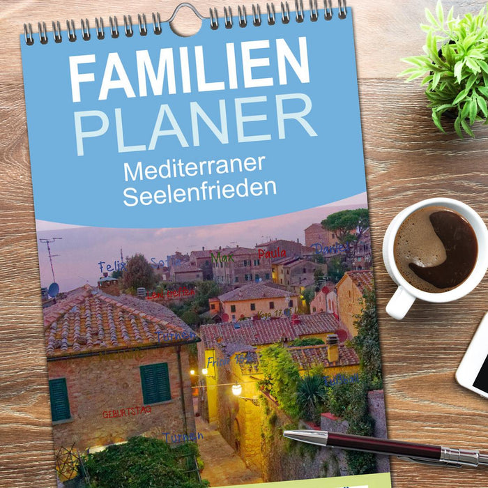 Mediterraner Seelenfrieden (CALVENDO Familienplaner 2026)