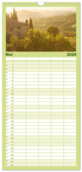 Mediterraner Seelenfrieden (CALVENDO Familienplaner 2026)