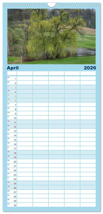 Bäume, der Atem der Natur (CALVENDO Familienplaner 2026)