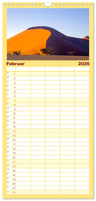 Namibia - Land im Süden Afrikas (CALVENDO Familienplaner 2026)