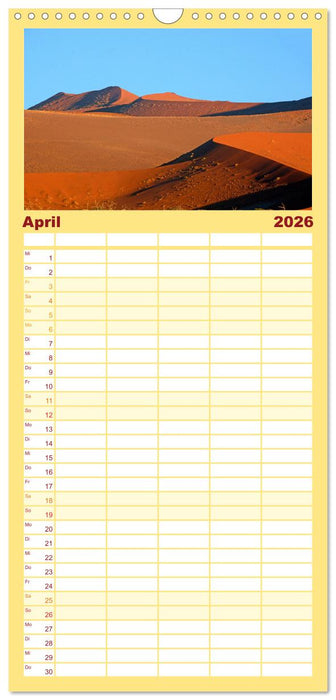 Namibia - Land im Süden Afrikas (CALVENDO Familienplaner 2026)