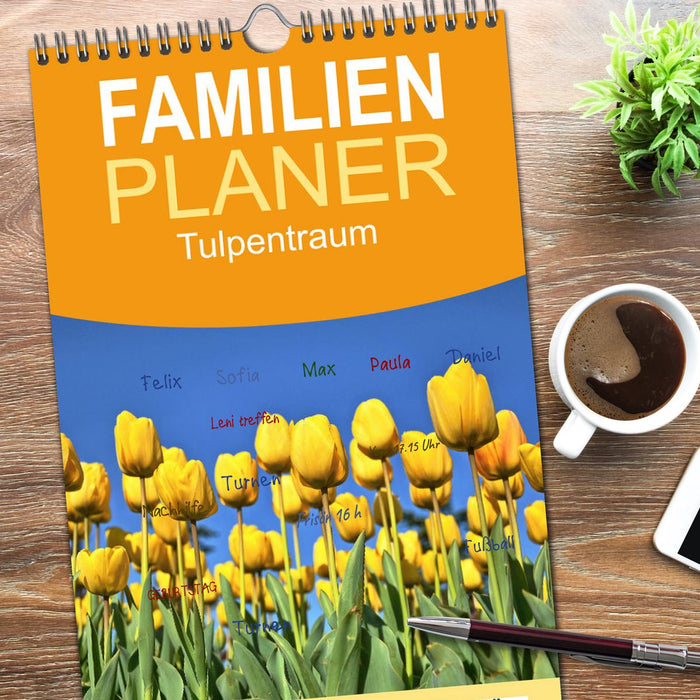 Tulpentraum (CALVENDO Familienplaner 2026)