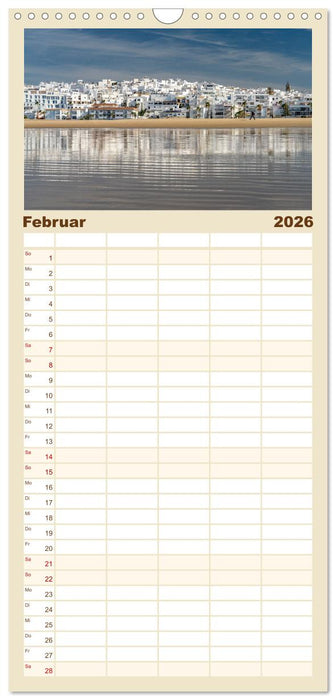 Spanien - Costa de la Luz (CALVENDO Familienplaner 2026)