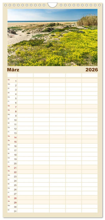 Spanien - Costa de la Luz (CALVENDO Familienplaner 2026)