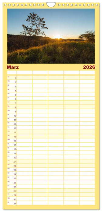 El Salvador - Unberührte und wunderschöne Natur. (CALVENDO Familienplaner 2026)