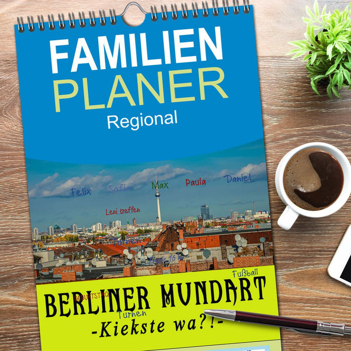 Berliner Mundart (CALVENDO Familienplaner 2026)
