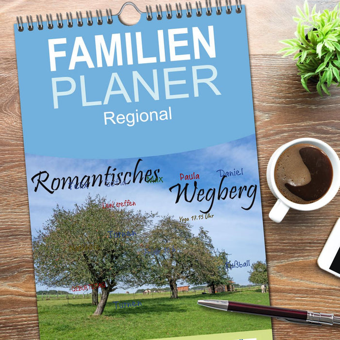 Romantisches Wegberg (CALVENDO Familienplaner 2026)