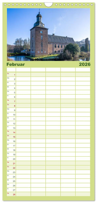 Romantisches Wegberg (CALVENDO Familienplaner 2026)