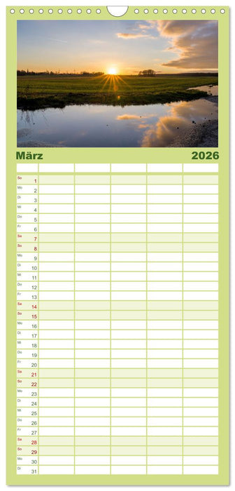 Romantisches Wegberg (CALVENDO Familienplaner 2026)