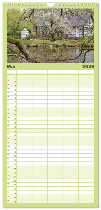 Romantisches Wegberg (CALVENDO Familienplaner 2026)