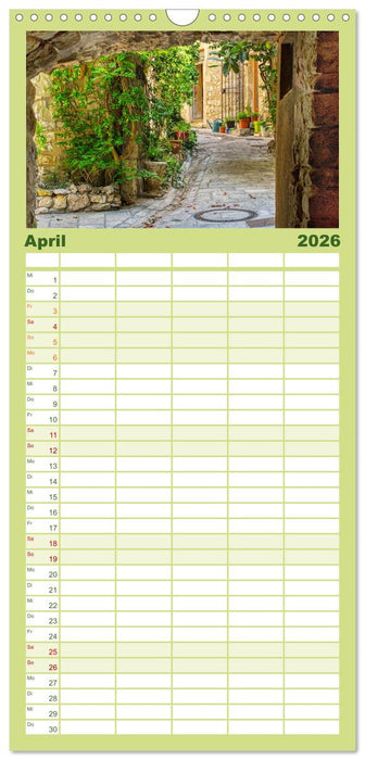 Les Matelles - Mittelalterliches Kleinod (CALVENDO Familienplaner 2026)