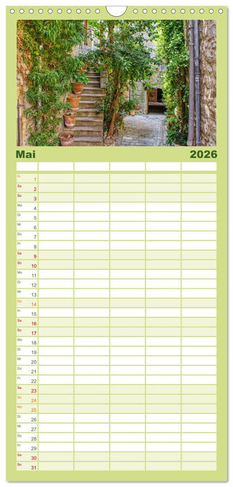 Les Matelles - Mittelalterliches Kleinod (CALVENDO Familienplaner 2026)