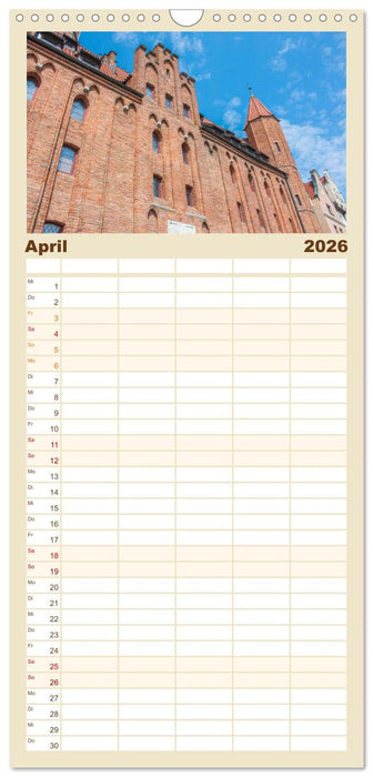 Danzig - Polnische Hansestadt (CALVENDO Familienplaner 2026)