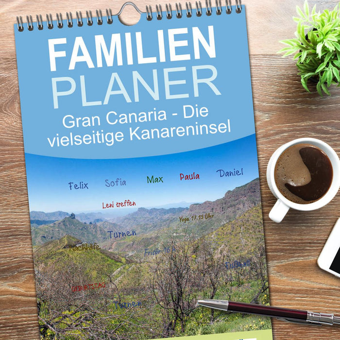 Gran Canaria - Die vielseitige Kanareninsel (CALVENDO Familienplaner 2026)