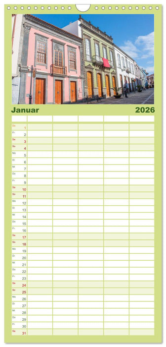 Gran Canaria - Die vielseitige Kanareninsel (CALVENDO Familienplaner 2026)