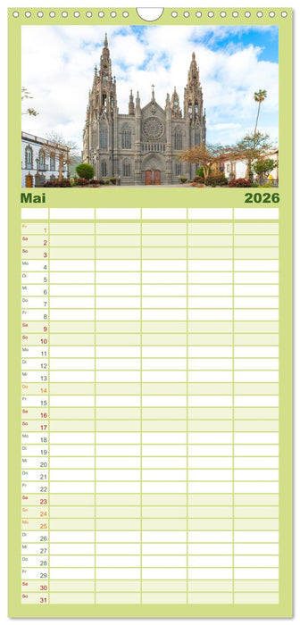 Gran Canaria - Die vielseitige Kanareninsel (CALVENDO Familienplaner 2026)