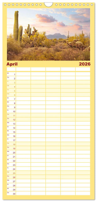 USA Der wunderbare Südwesten (CALVENDO Familienplaner 2026)