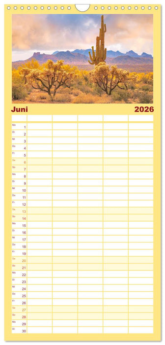 USA Der wunderbare Südwesten (CALVENDO Familienplaner 2026)