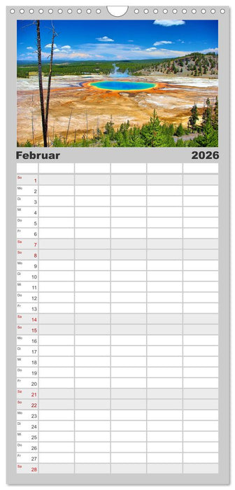 Magische Wunderwelten der Natur (CALVENDO Familienplaner 2026)