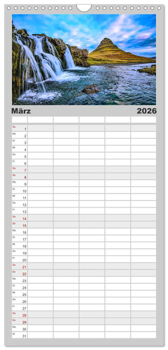 Magische Wunderwelten der Natur (CALVENDO Familienplaner 2026)