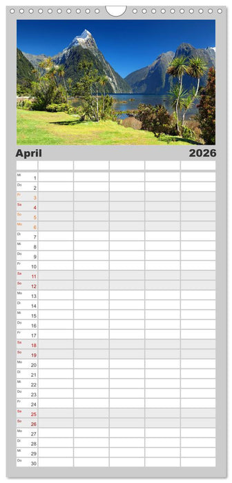 Magische Wunderwelten der Natur (CALVENDO Familienplaner 2026)
