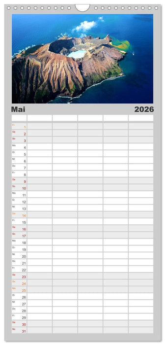 Magische Wunderwelten der Natur (CALVENDO Familienplaner 2026)