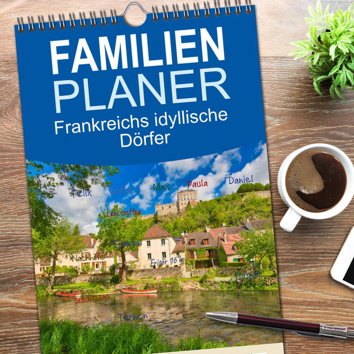 Frankreichs idyllische Dörfer (CALVENDO Familienplaner 2026)