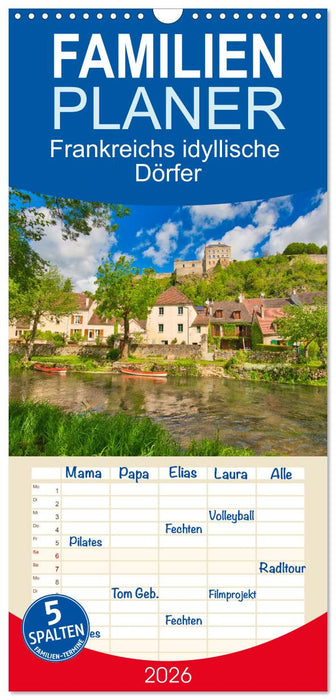 Frankreichs idyllische Dörfer (CALVENDO Familienplaner 2026)
