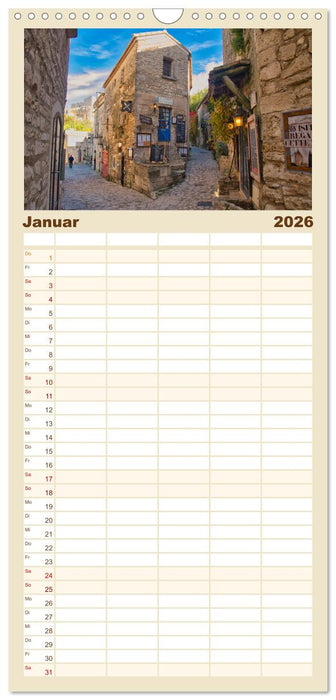 Frankreichs idyllische Dörfer (CALVENDO Familienplaner 2026)