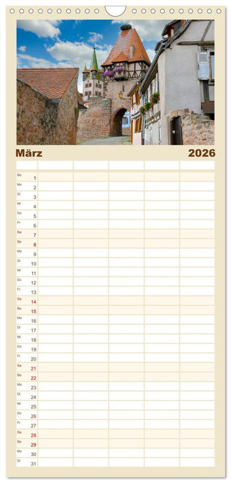 Frankreichs idyllische Dörfer (CALVENDO Familienplaner 2026)